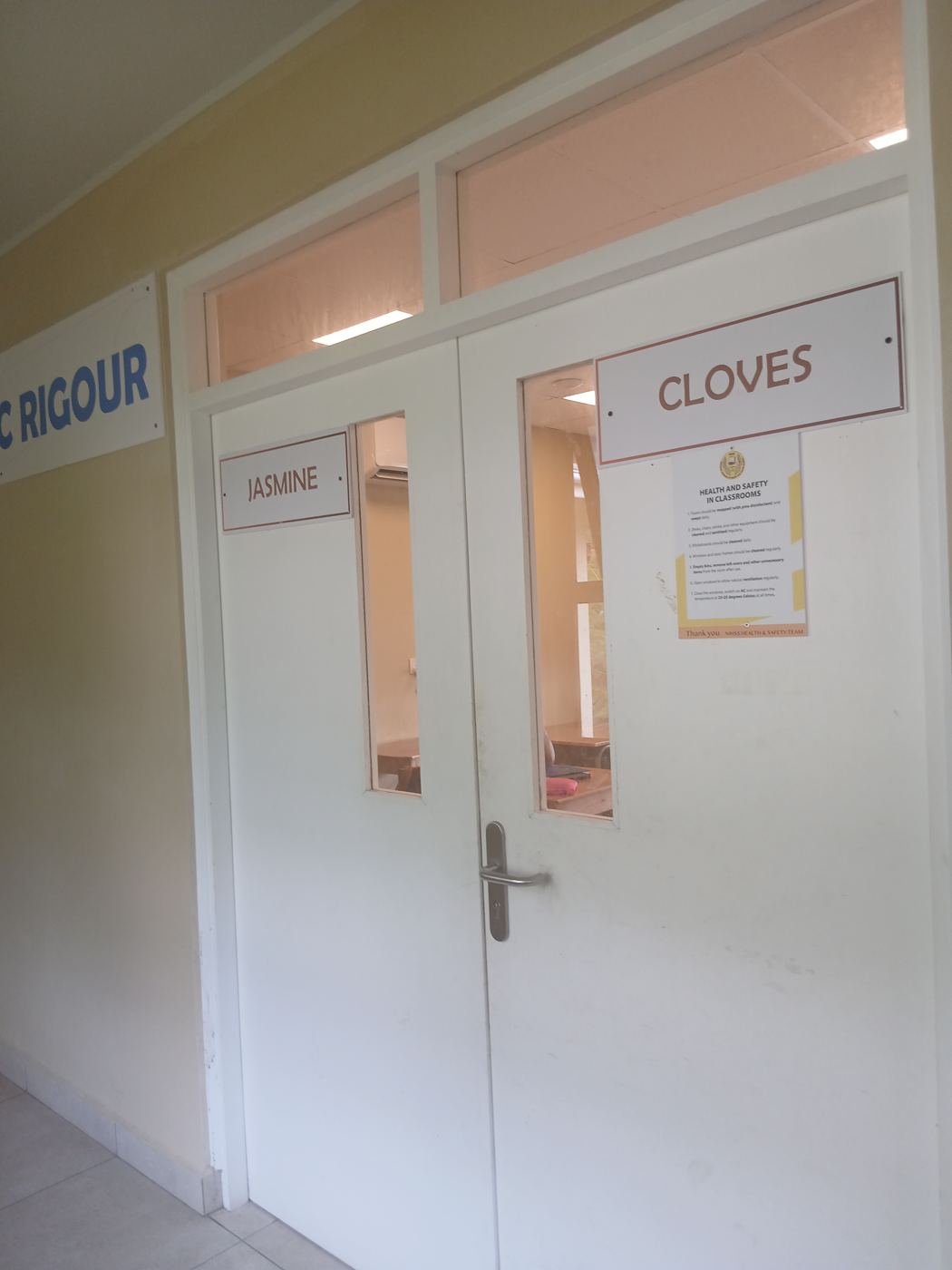 Classroom, up to 10 people